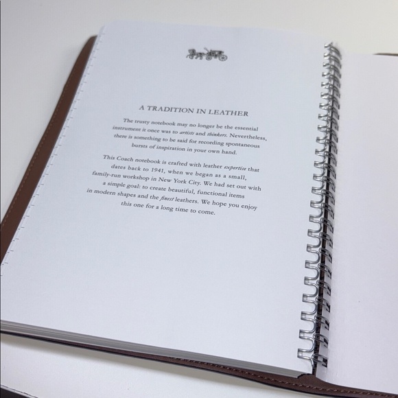 Coach Notebook In Signature Canvas and Leather With Vintage Rose Print - Picture 9 of 13